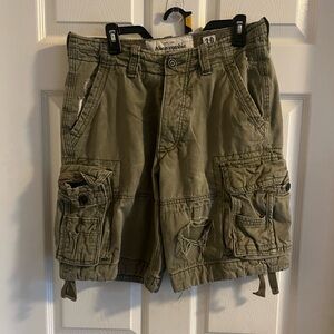 Abercrombie & Fitch Men's Khaki Cargo Shorts
